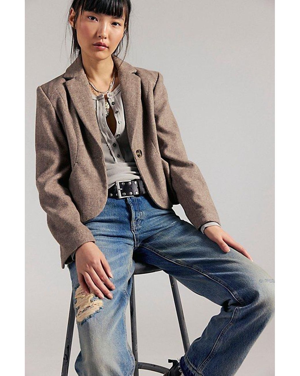 Free People Brown Jamie Henley