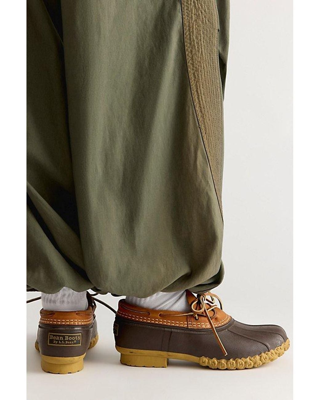 L.L. Bean Blue L. L.Bean Boots, Leather Rubber Mocs Shoe