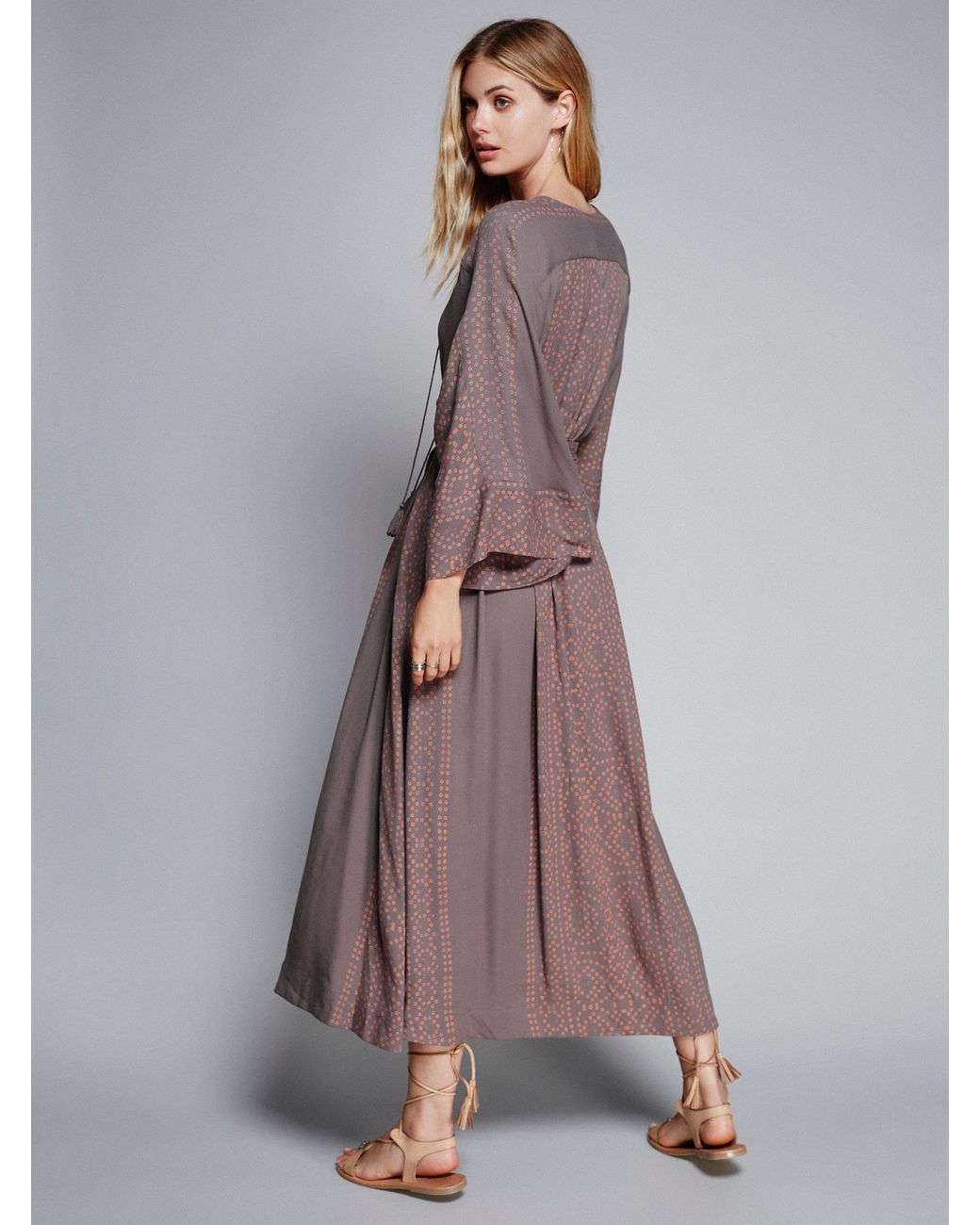 free people modern kimono dress Free People Modern Kimono Dress in Gray