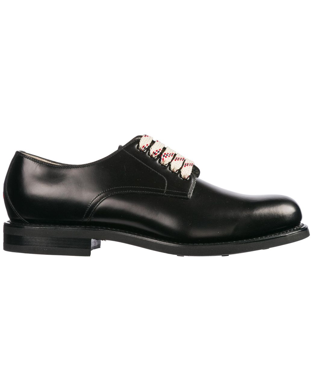 Gucci Men's Classic Leather Lace Up Laced Formal Shoes Derby in Nero