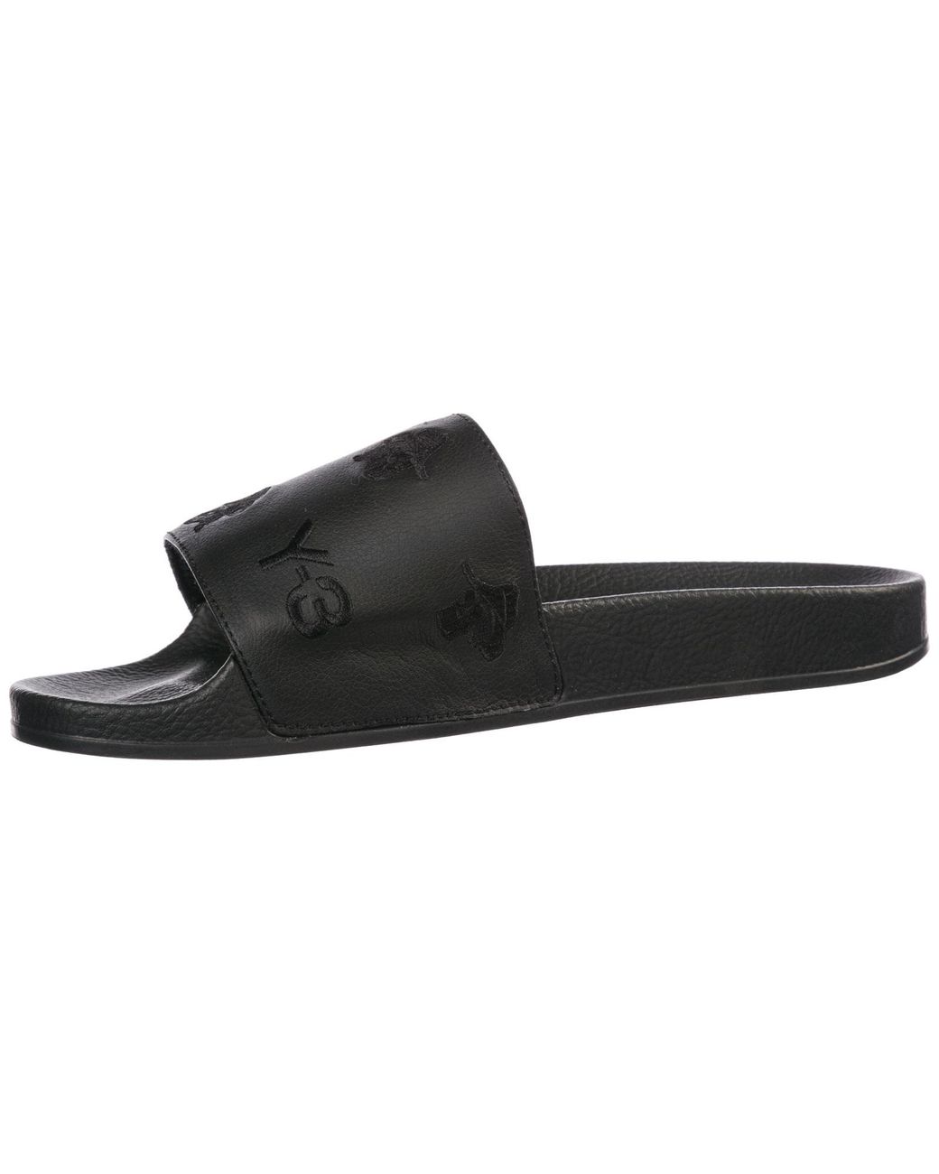 Y-3 Slippers Sandals Adilette Aop in Black for Men | Lyst