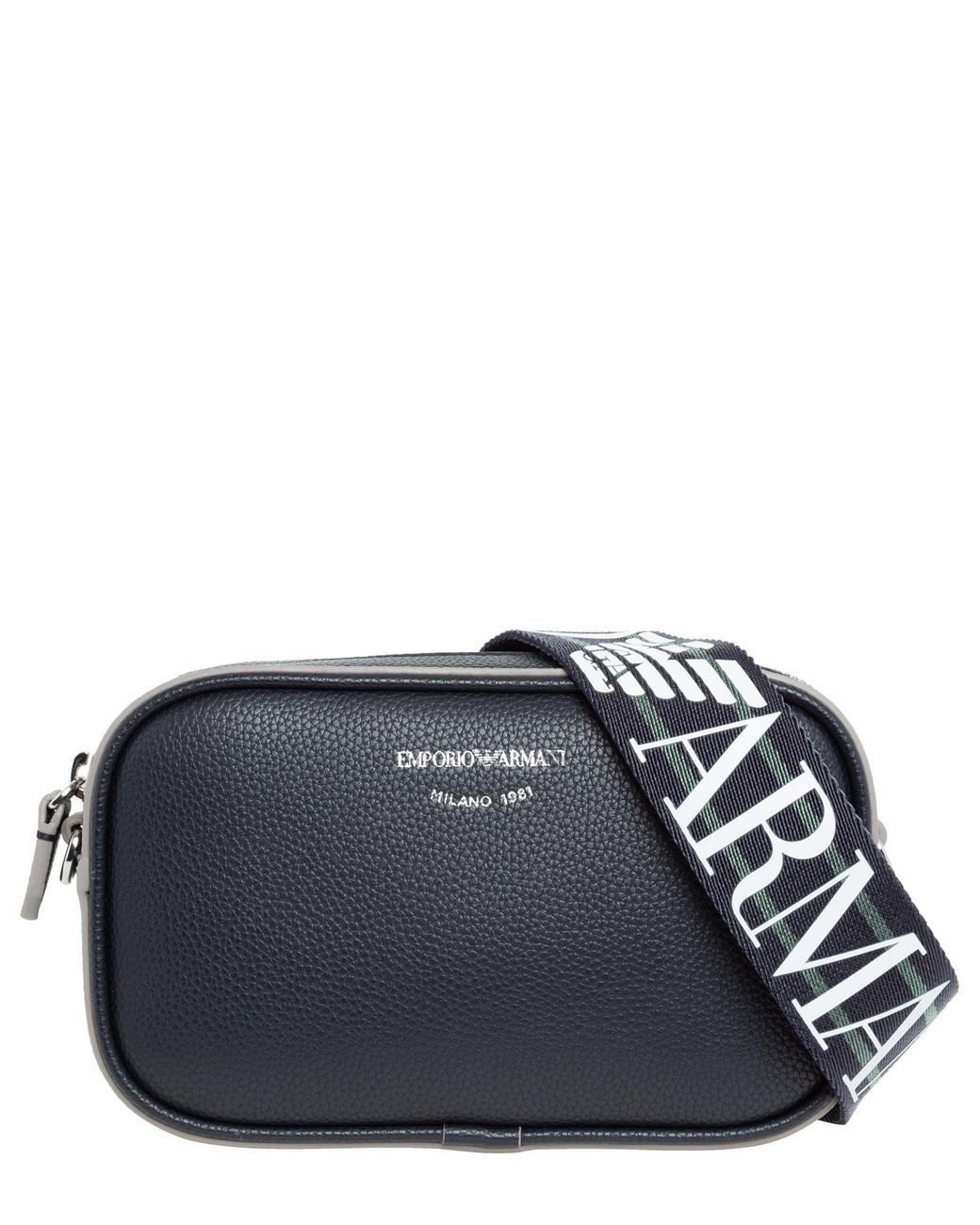 Emporio Armani Crossbody Bag in Blue Lyst
