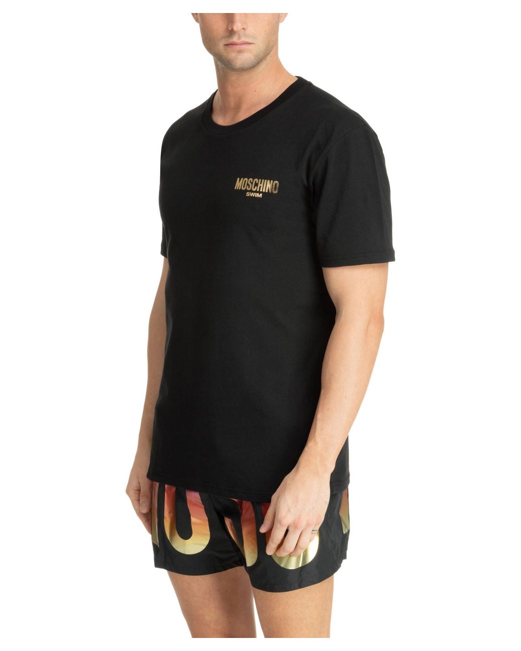 Moschino Swim T shirt in Black for Men Lyst