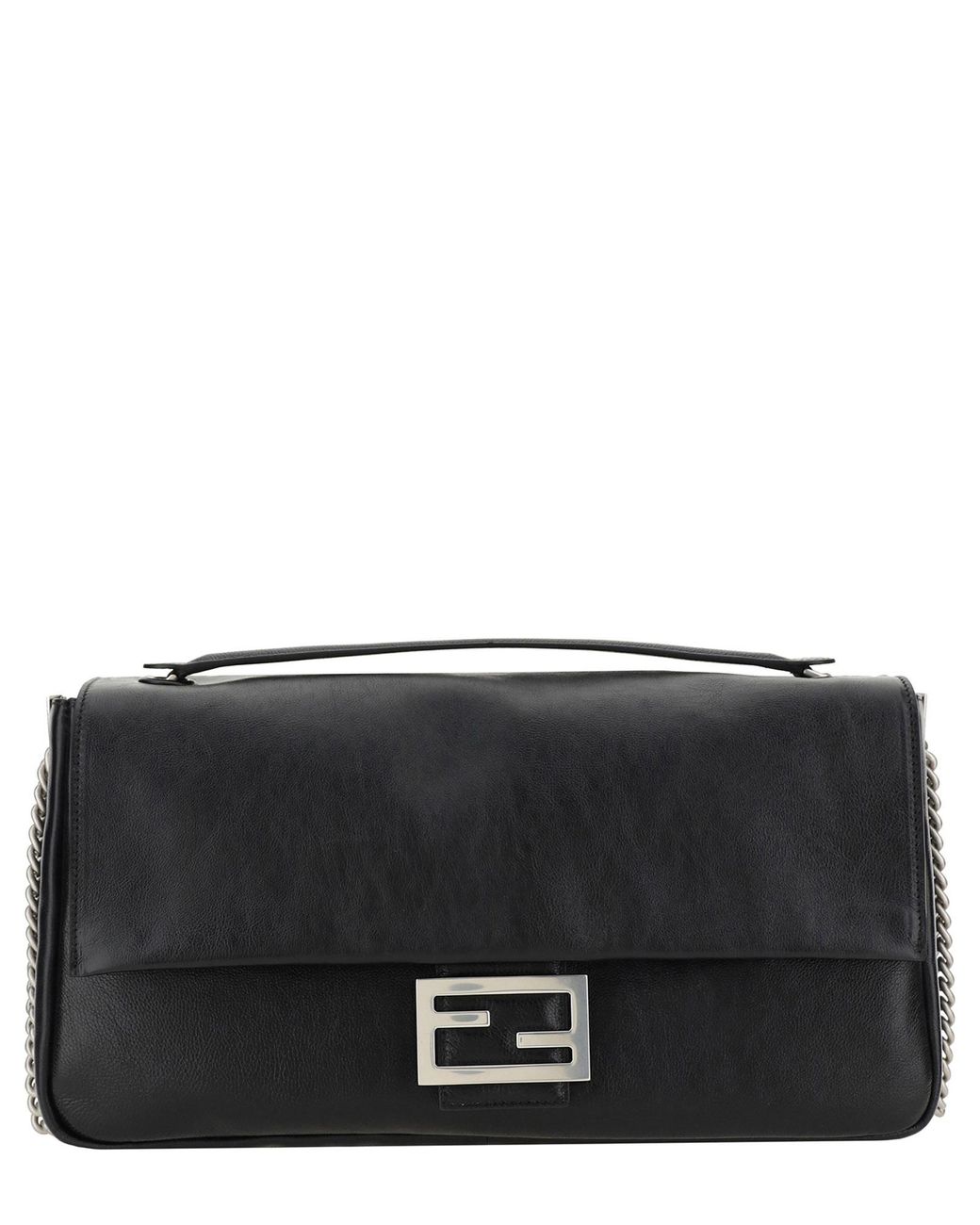 ショルダーバッグ・ポシェット FENDI BAGUETTE CHAIN LARGE LEATHER SHOULDER BAG Baguette Chain Large Leather Beige | Fendi