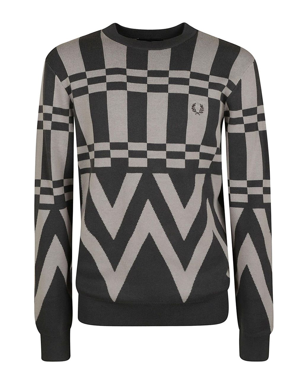 Fred Perry Sweater in Black for Men | Lyst