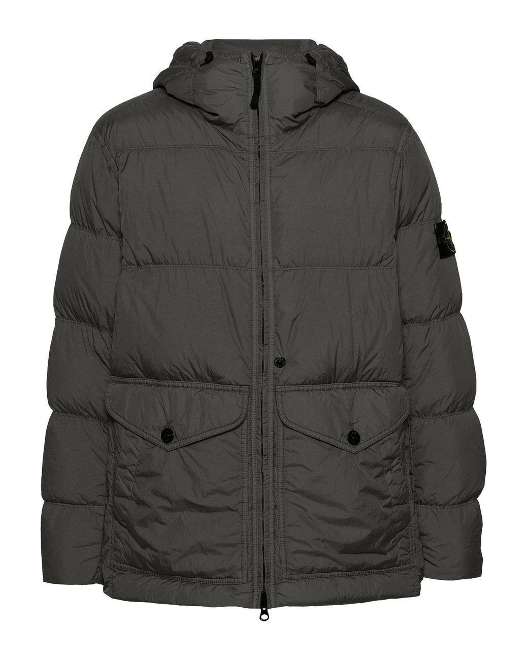 Stone Island 40723 Crinkle Reps R-ny Down Jacket in Gray for Men | Lyst