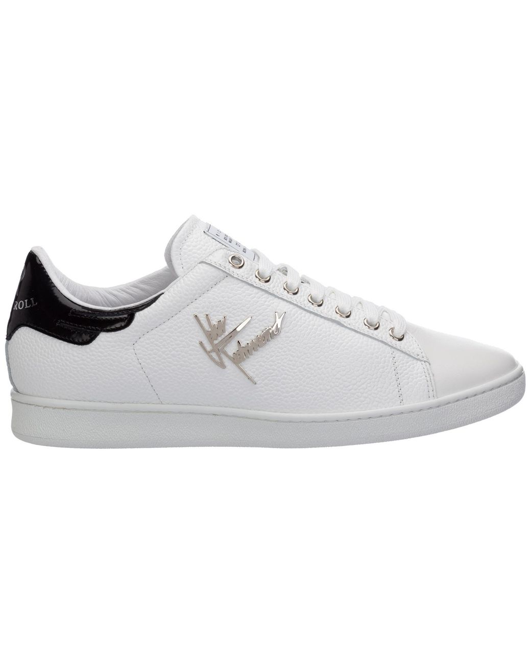 John Richmond Men's Shoes Leather Trainers Sneakers in White for Men - Lyst