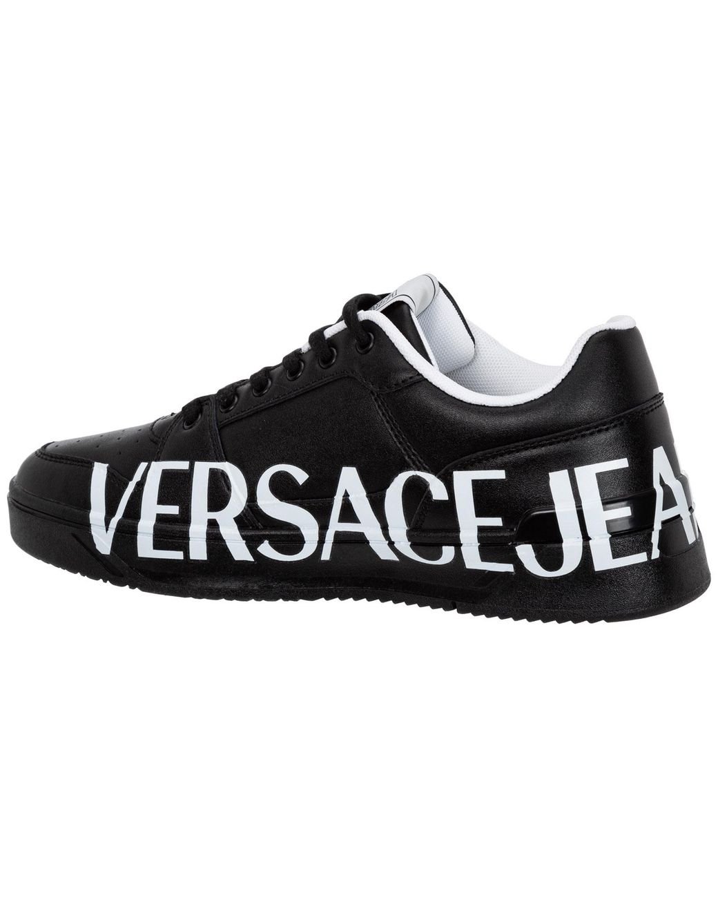 Versace Jeans Couture Shoes Leather Trainers Sneakers Starlight in Black  for Men | Lyst