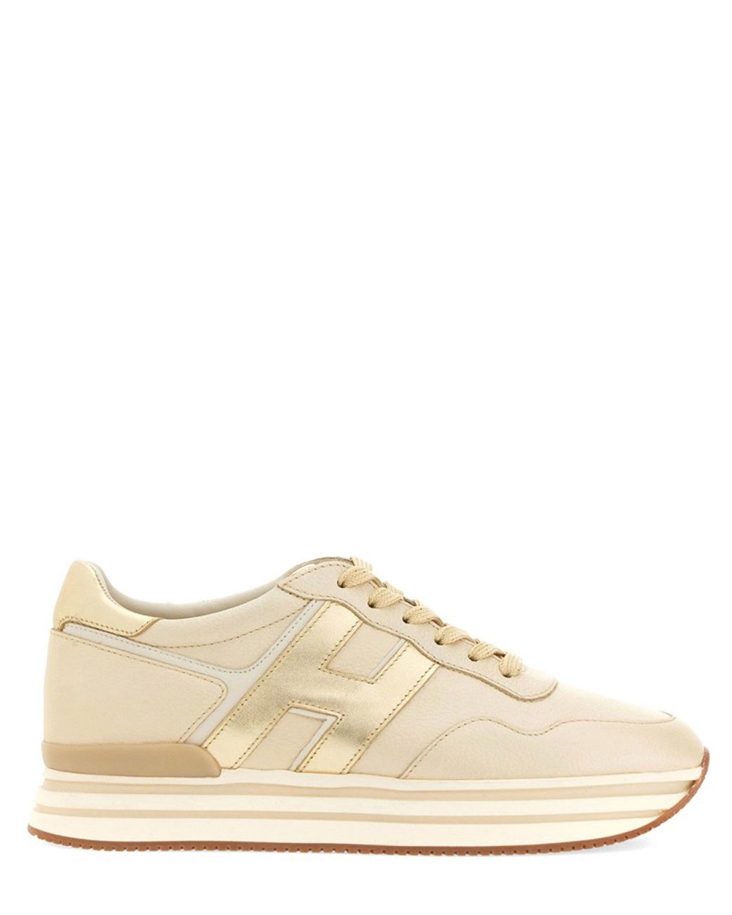 Hogan H222 Sneakers in Natural Lyst Canada