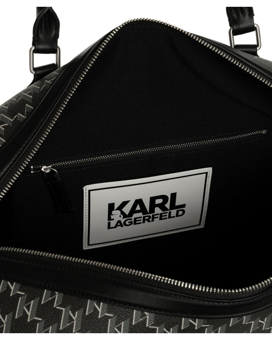 Karl Lagerfeld K/Ikonik Cc Monogram Weekender Bag - Farfetch