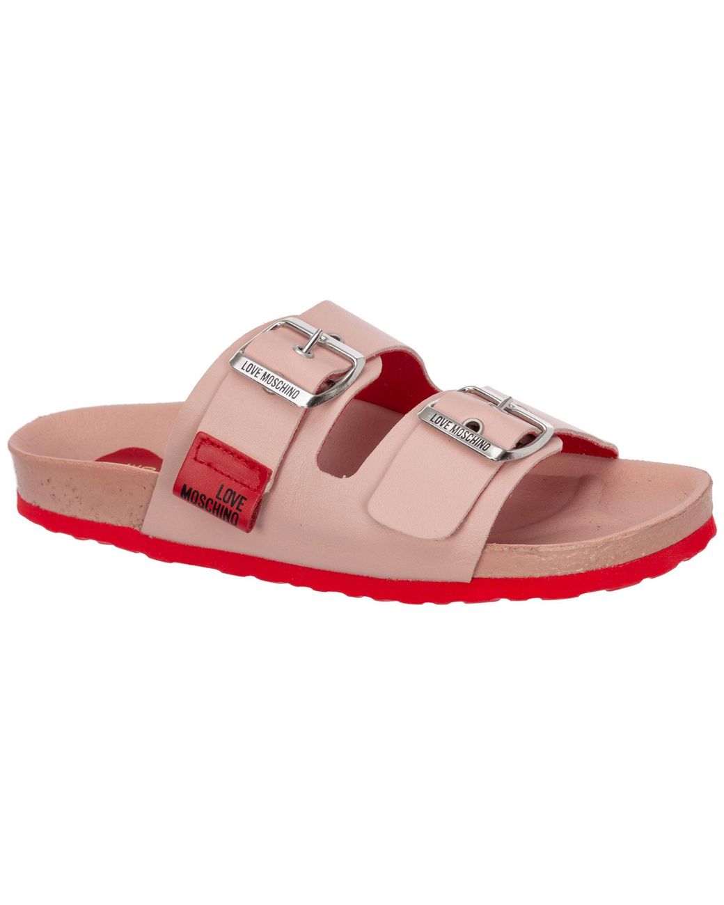 love moschino pink sandals