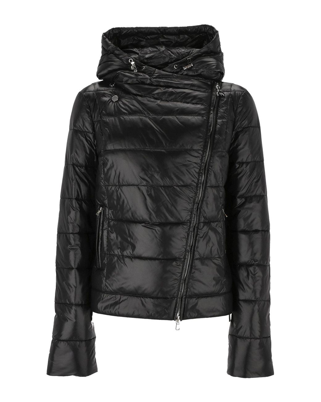 Patrizia Pepe Down Jacket in Black Lyst UK