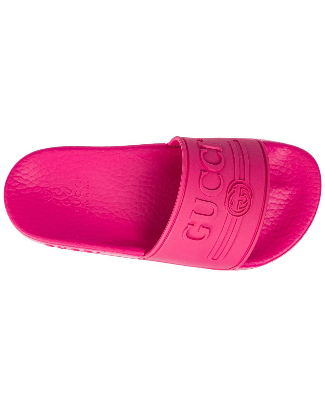 Mens pink 2024 gucci slides