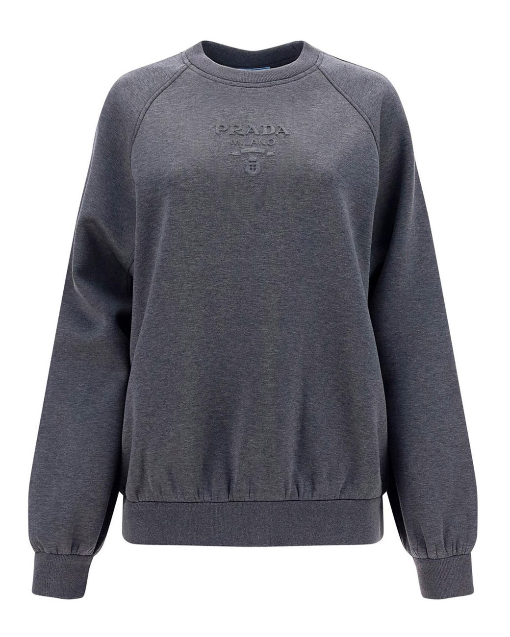 Prada Sweatshirt in Gray | Lyst