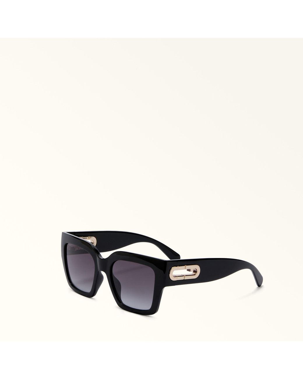 Furla Black Sunglasses Nero Injected + Enamel