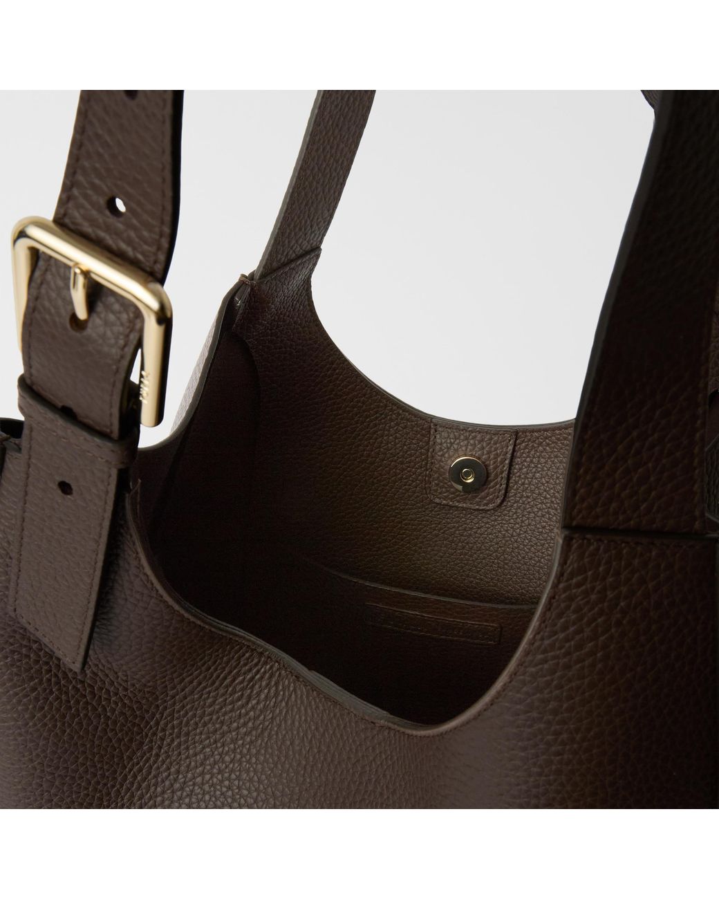 Furla Brown Dora Tote M Cioccolato Nisos Double Grained Leather