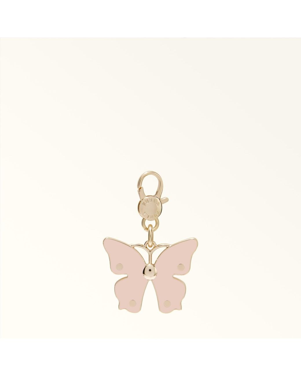 Furla Natural Hashtag Charm Dusty Metal + Enamel