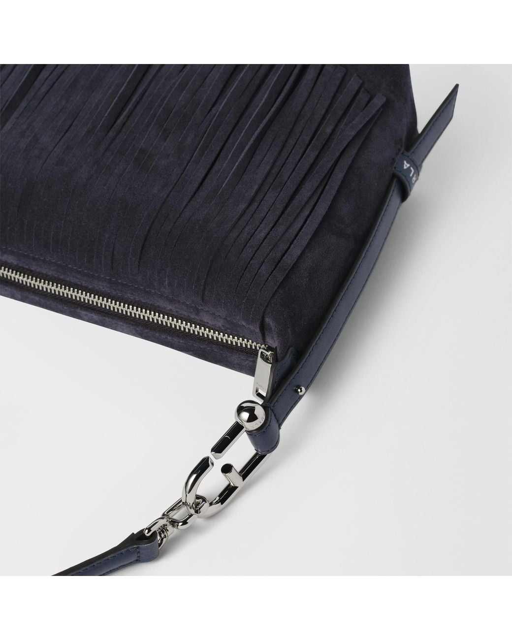 Furla Blue Tonie Shoulder Bag Toni Ink