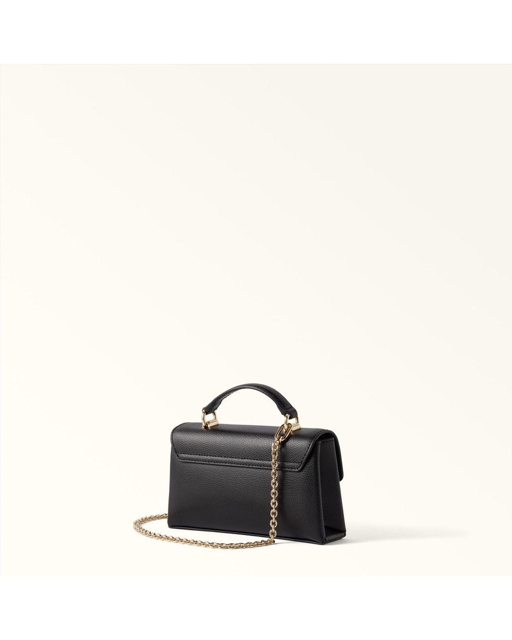 1927 Borsa Mini Pelle Stampata Donna di Furla in Black