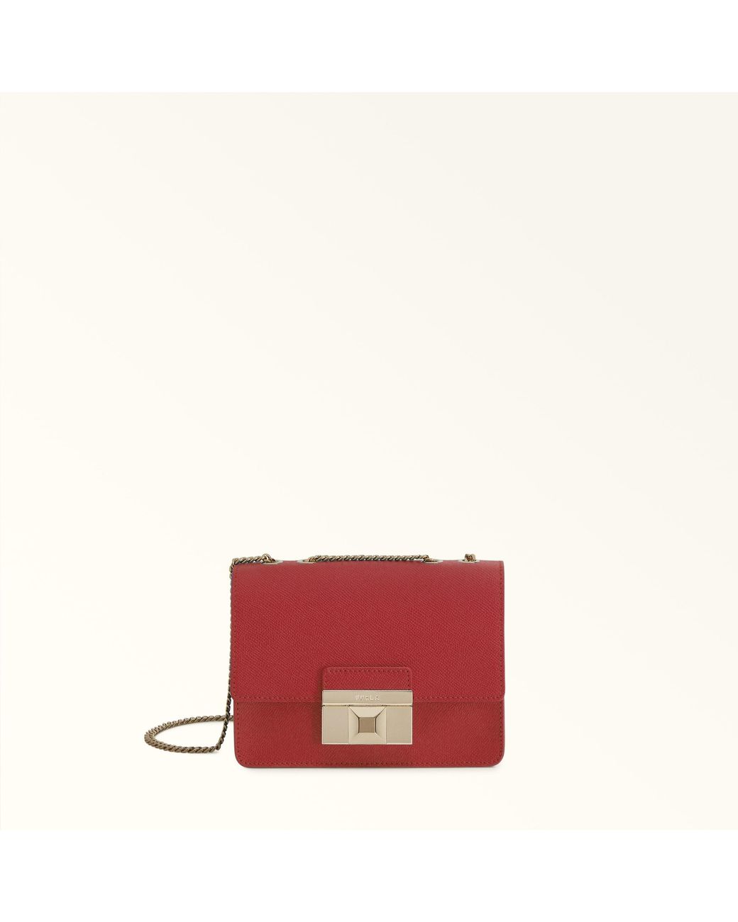 Furla Red Venere Crossbody Mini Lacca Andromeda Calf Leather