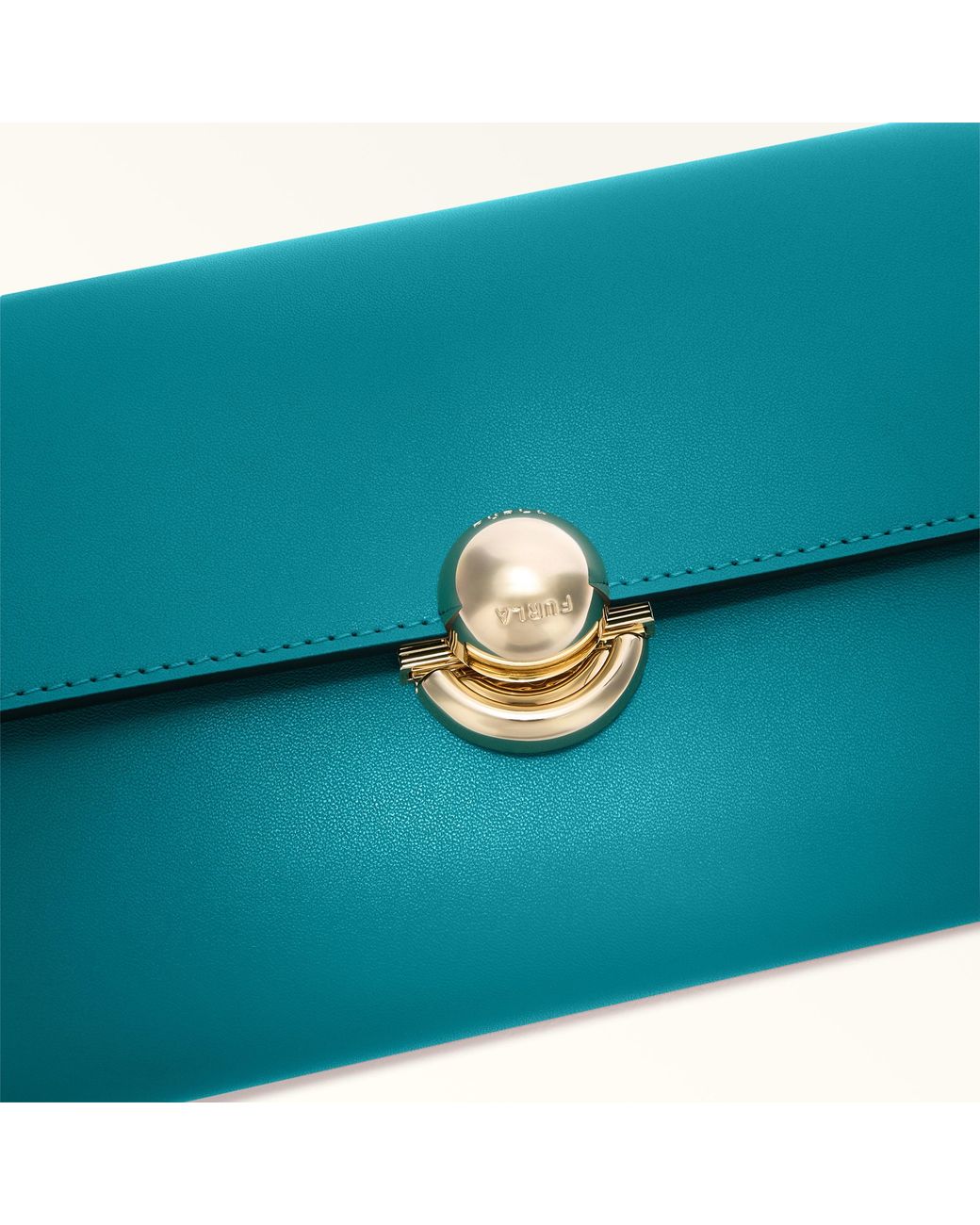 Furla Blue Sfera Mini Bag Amatore Sidney Calf Leather