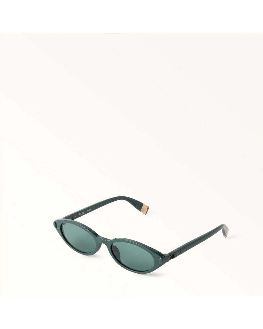 Furla Green Sunglasses Edera Acetate