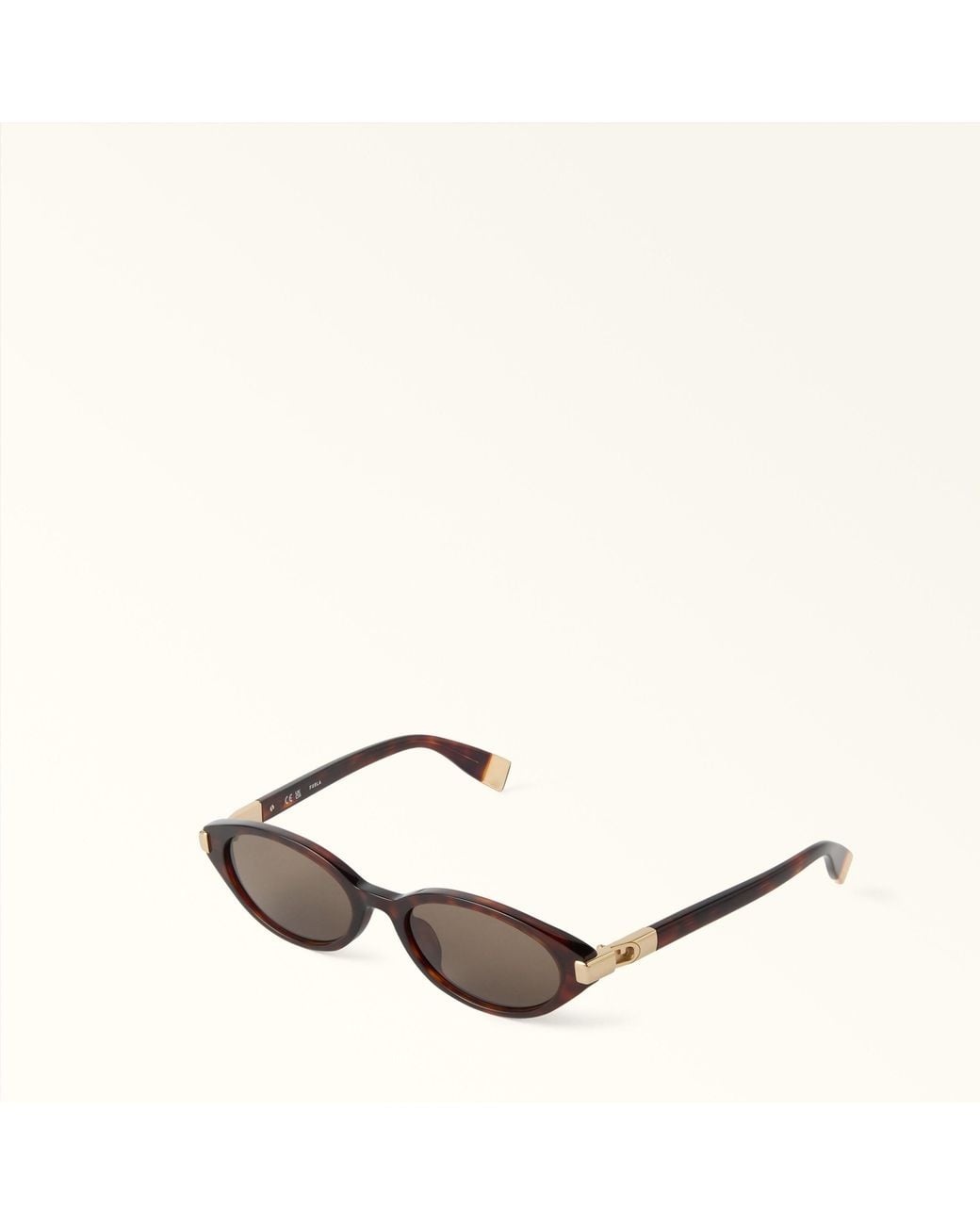 Furla Brown Sunglasses Havana Acetate