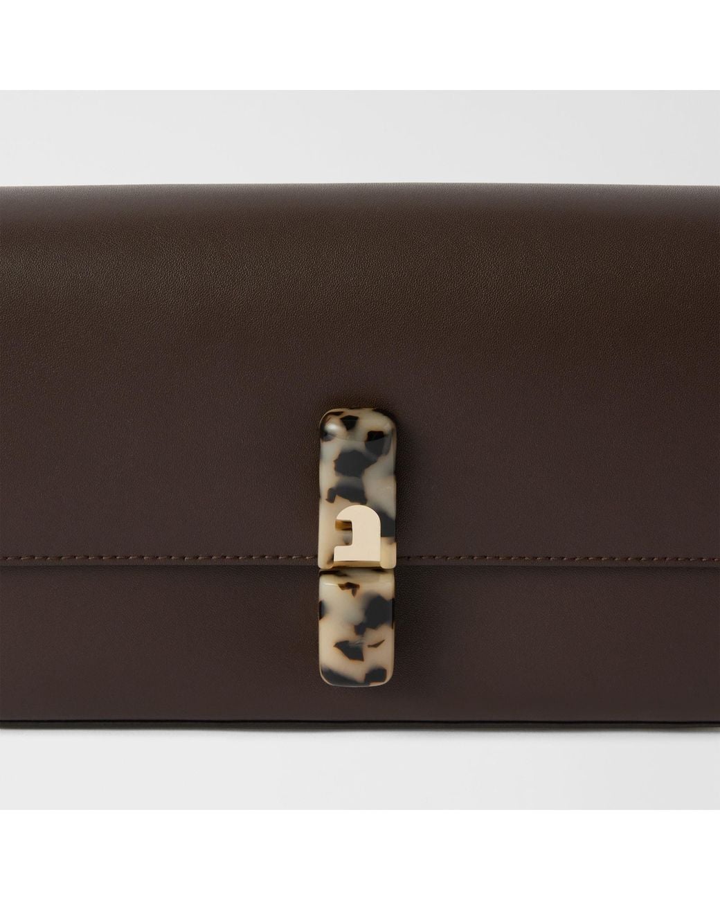 Furla Brown Iride Crossbody Cioccolato Sidney Calf Leather