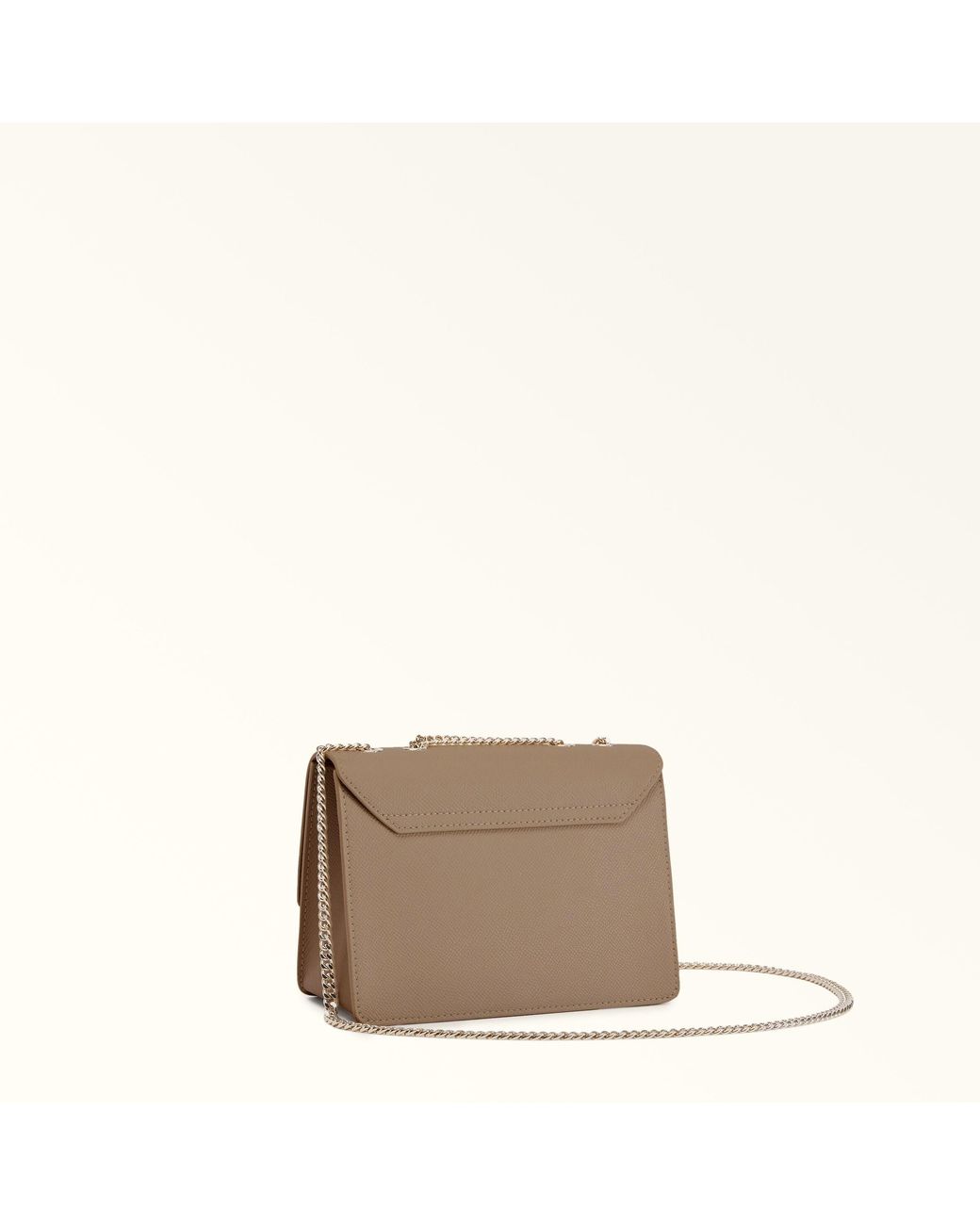 Furla Natural Venere Crossbody Mini Taupe Andromeda Calf Leather