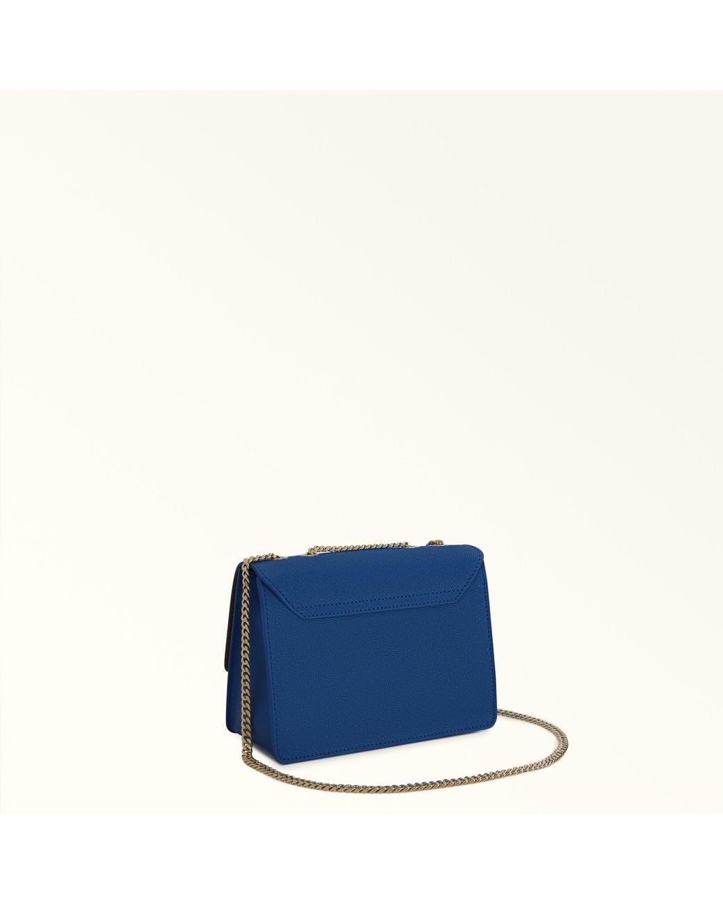 Furla Blue Venere Crossbody Mini Andromeda Calf Leather