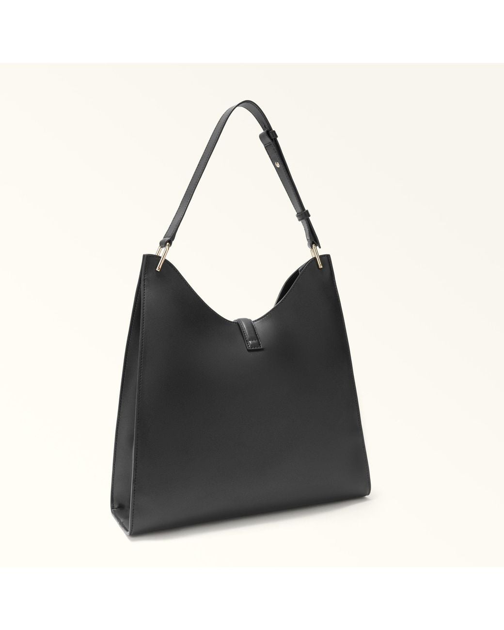 Furla Mianova Shoulder Bag Nero Ferrara Calf Leather in Black | Lyst