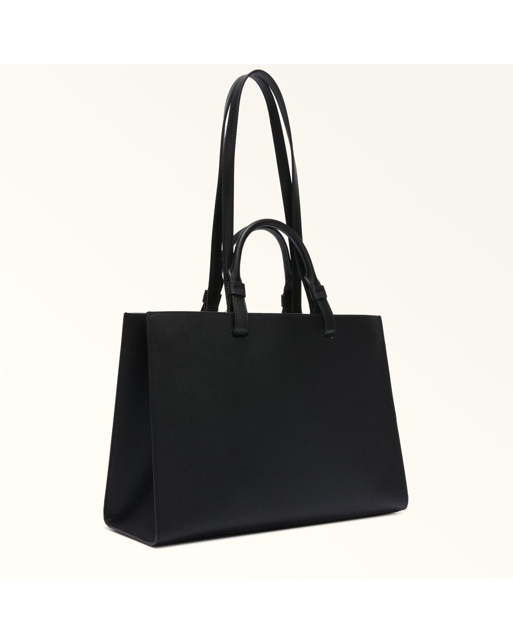 Furla Black Deva Tote Nero Andromeda Calf Leather