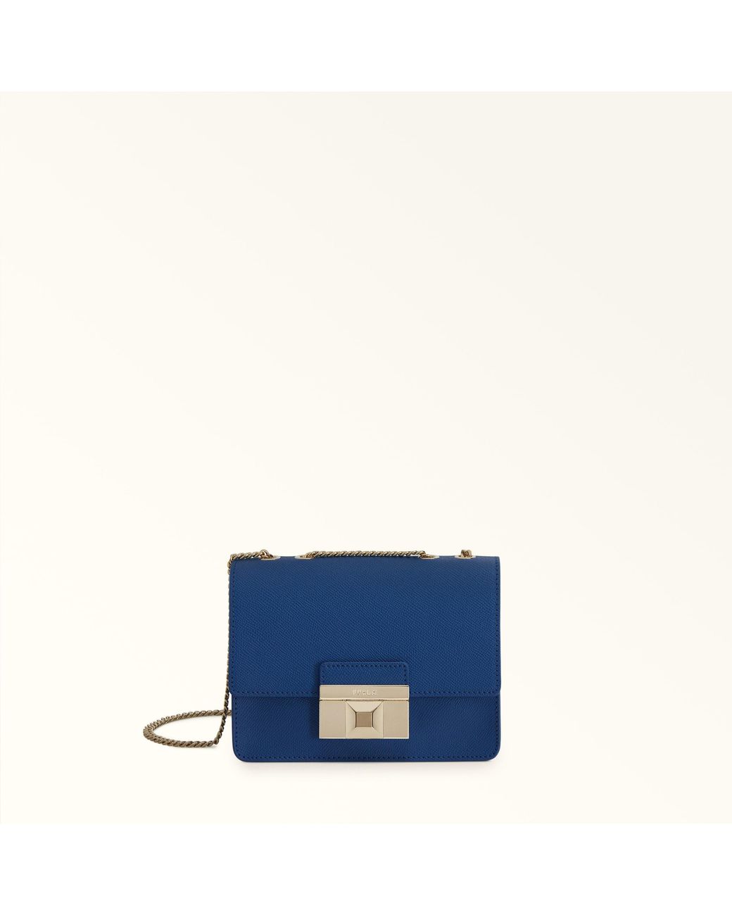 Furla Blue Venere Crossbody Mini Andromeda Calf Leather
