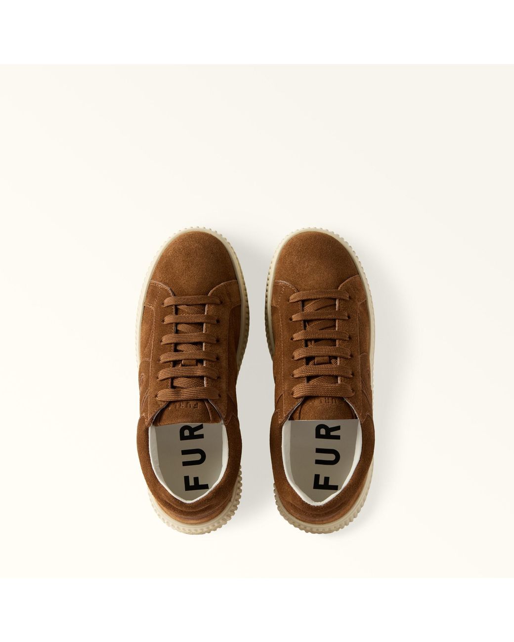 Furla Brown Sky Sneakers Cognac H Suede