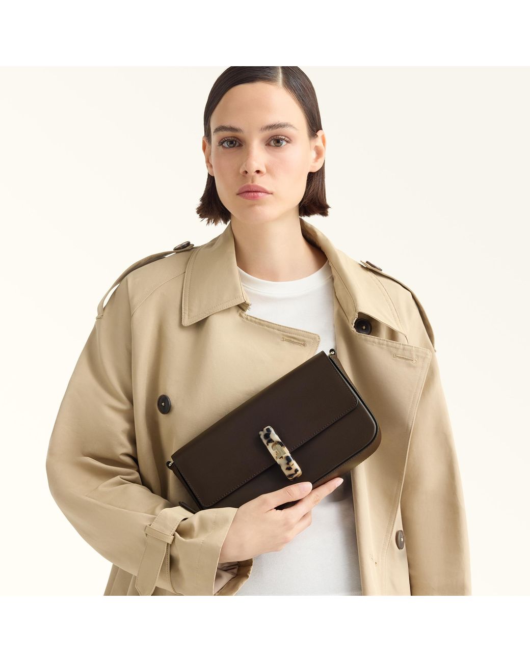 Furla Brown Iride Crossbody Cioccolato Sidney Calf Leather