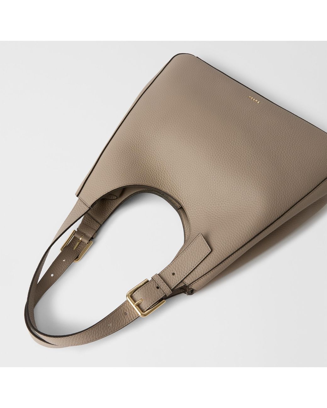 Furla Gray Dora Tote Cachemire Nisos Double Grained Leather