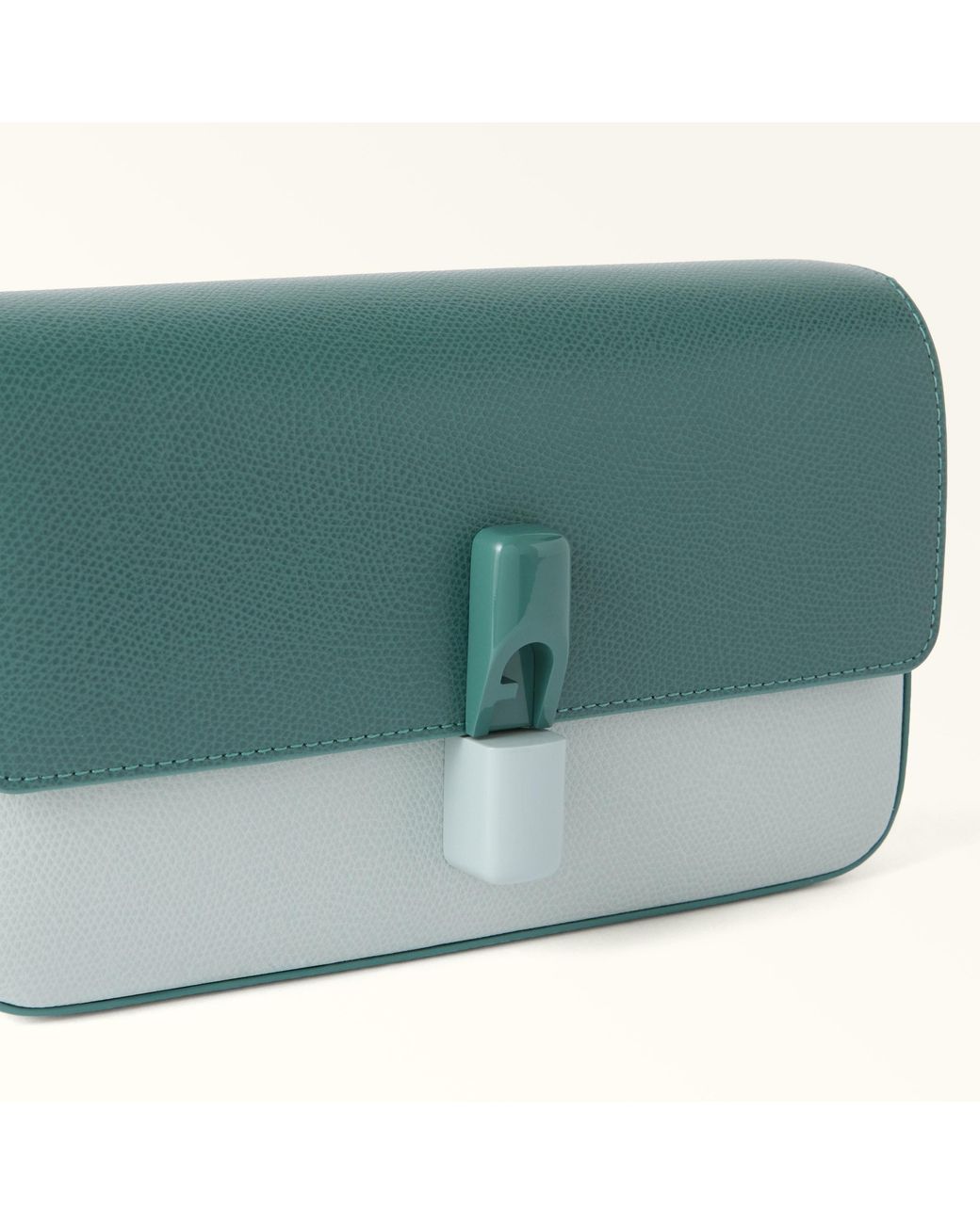 Furla Green Iride Crossbody Edera Textured Leather