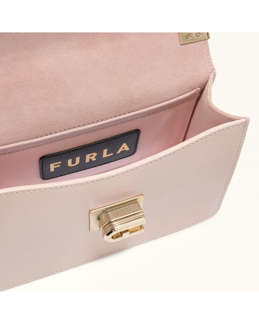 Furla Natural 1927 Crossbody Mini Corolla Textured Leather