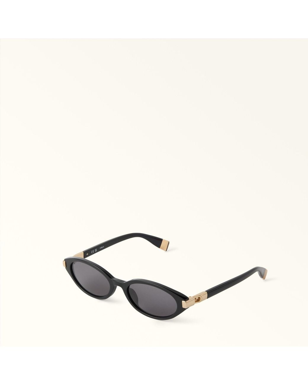 Furla Gray Sunglasses Nero Acetate