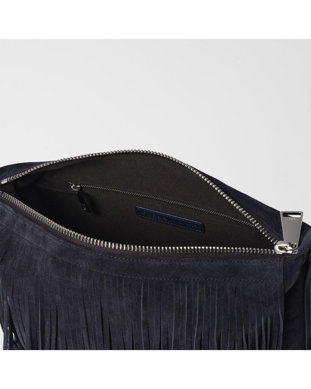 Furla Blue Tonie Shoulder Bag Toni Ink