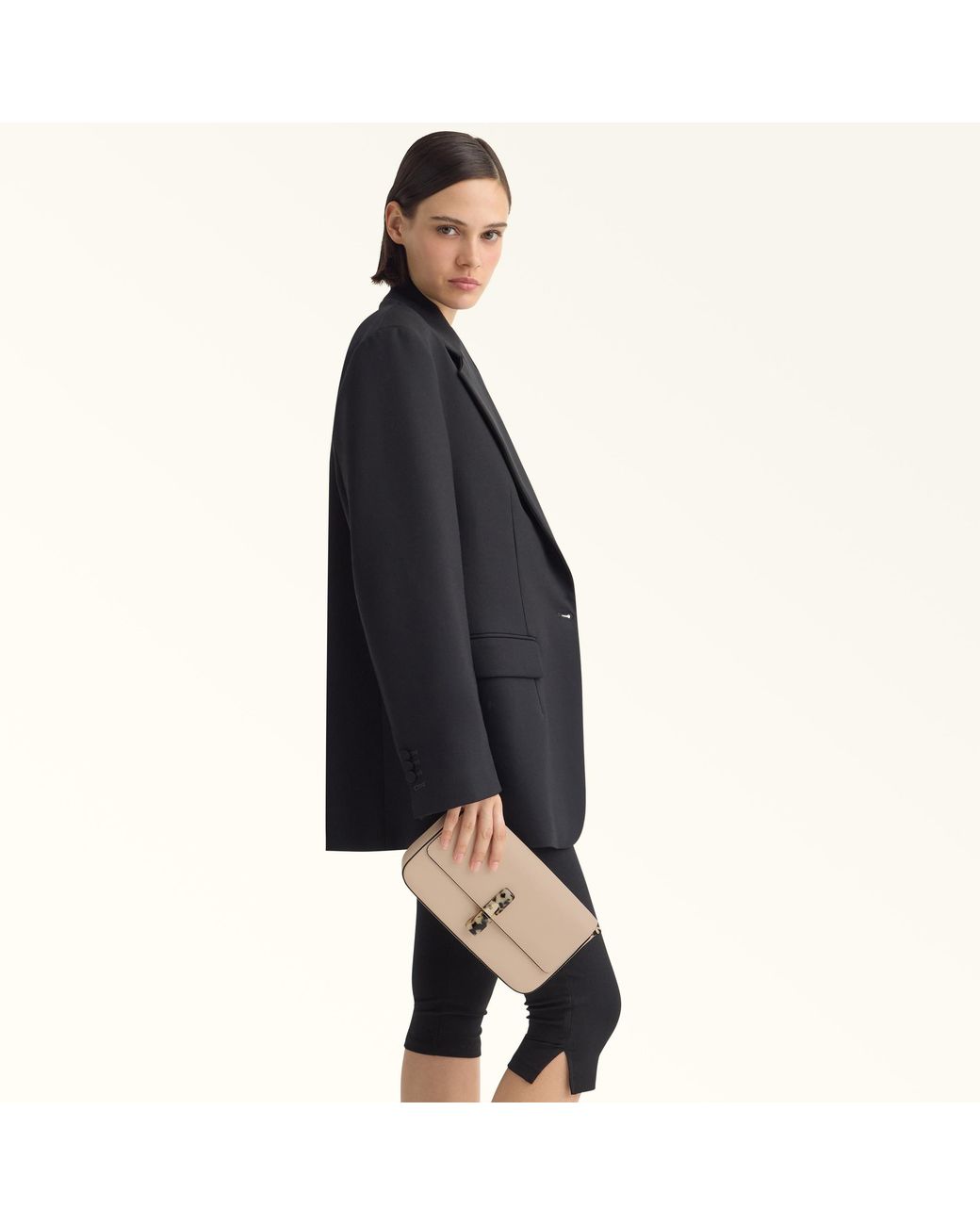 Furla Natural Iride Crossbody Cotone G Sidney Calf Leather