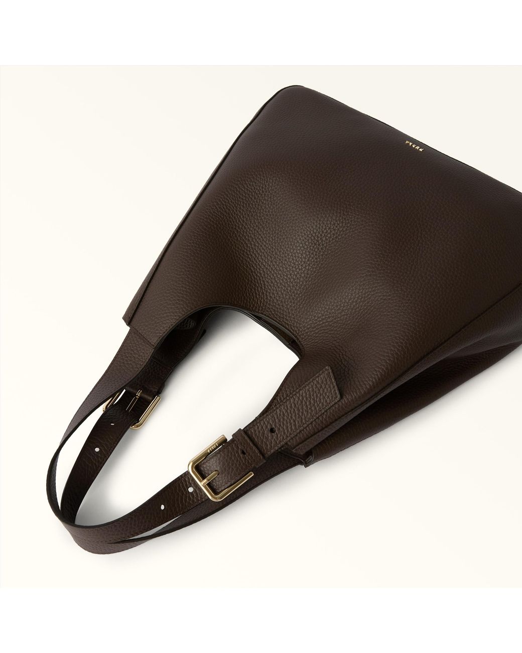 Furla Brown Dora Tote M Cioccolato Nisos Double Grained Leather