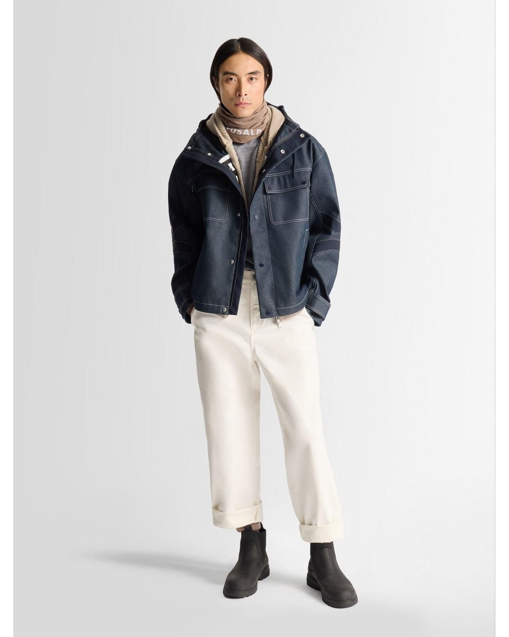 Fusalp Blue Rylas Windbreakers Jacket for men