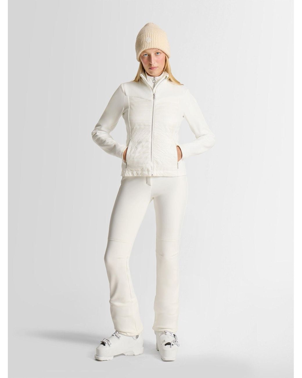 Fusalp White Asponita Lightweight Jacket