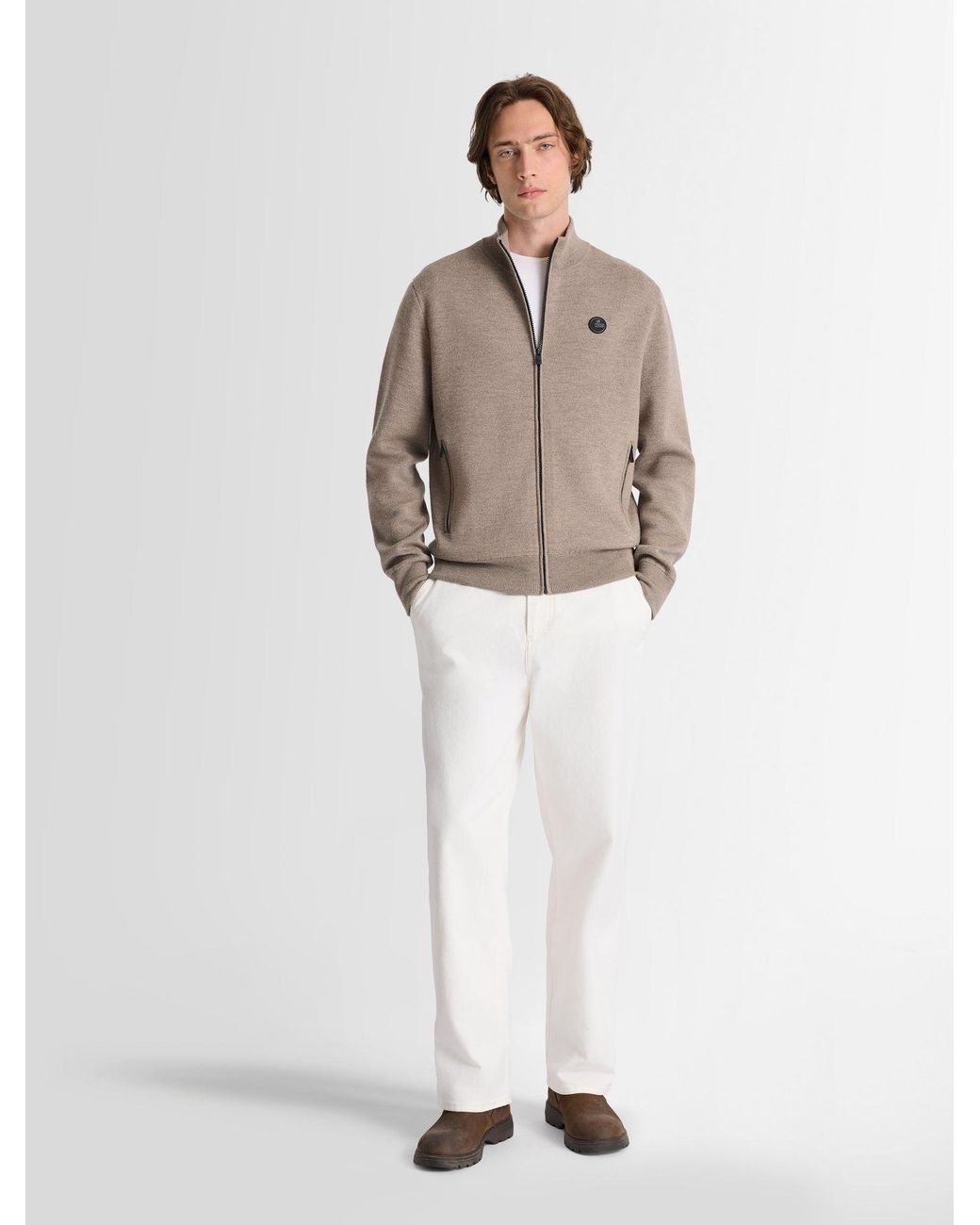 Fusalp White Mayeul Cardigan for men