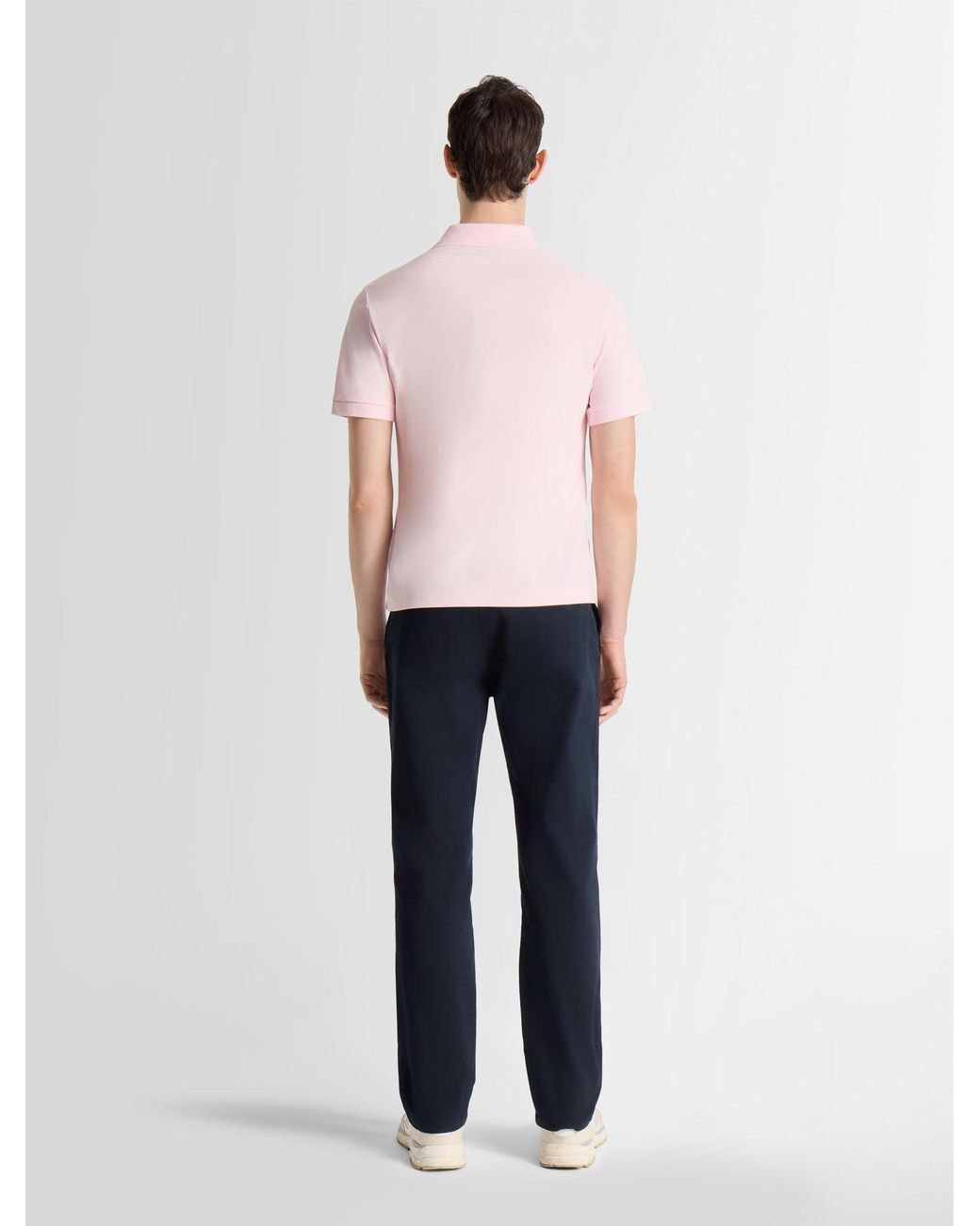 Fusalp Pink Gerlo Short Sleeve Polo for men