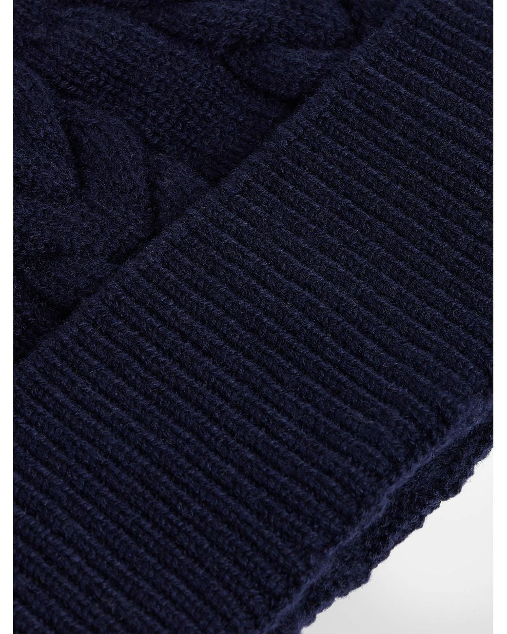 Fusalp Blue Cable Beanie