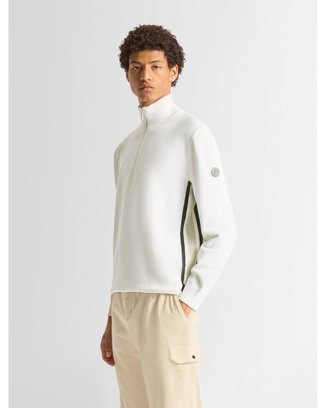 Fusalp White Natom Sweater for men