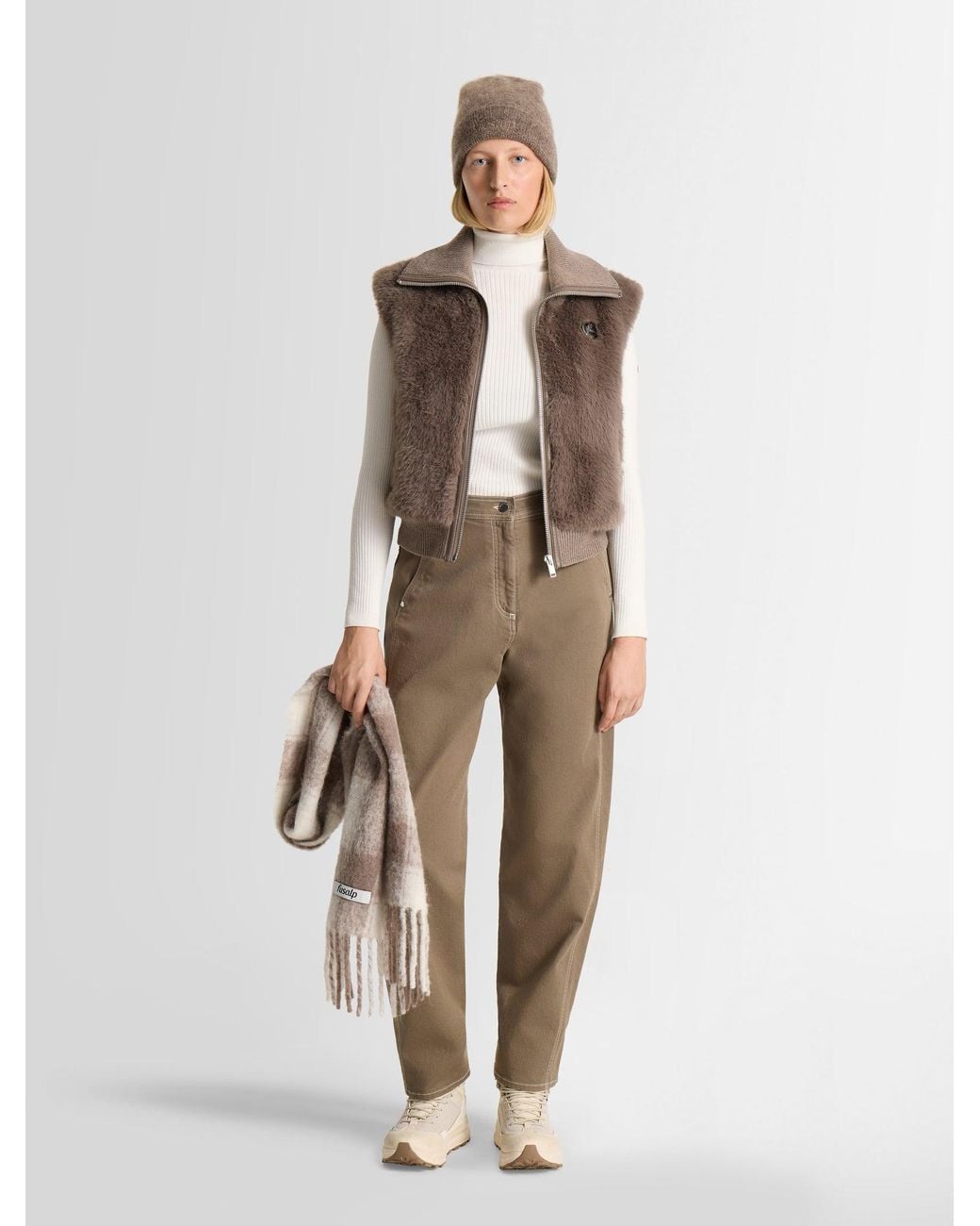 Fusalp Brown Piagae Sleeveless Jacket