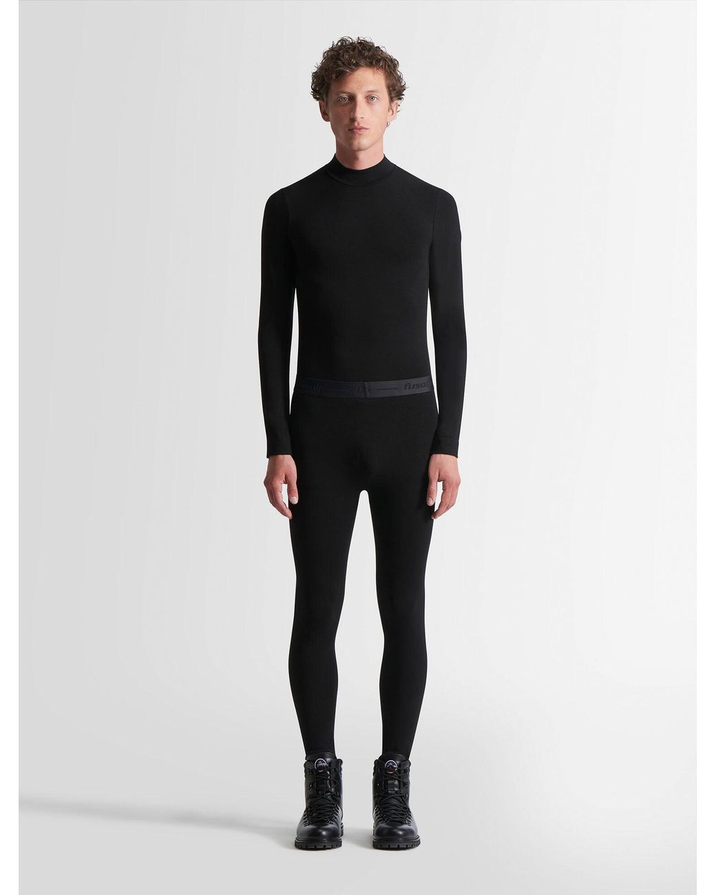 Fusalp Black Allo Leggings for men